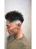 デザインカット+眉カット　￥5,500