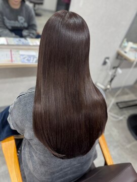 エル 新小岩(elu) 美髪/ワイドバング/レイヤーカット/くすみベージュ/新小岩駅