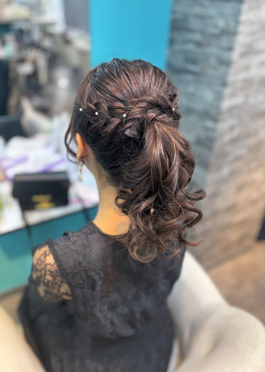 ポニーテール　ミドルサイズ　no1 2025年-2026年冬】ヘアセット ポニーテールの髪型・ヘアアレンジ｜人気