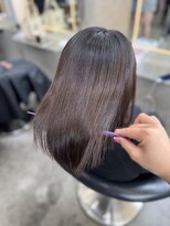 ロンド 表参道店(Lond)&nbsp;髪質改善縮毛矯正レイヤーカット顔周り前髪韓国ミニウルフ