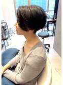 レディースクールショート　ツーブロック