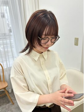 ウノヘアー(UNO HAIR) おしゃれウルフ／ウルフカット／ウルフレイヤー／オレンジカラー