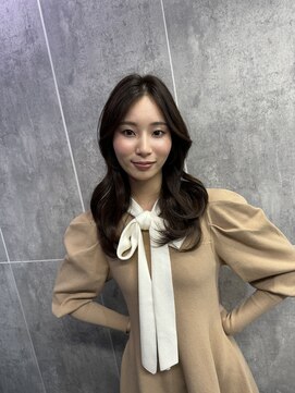 アマトウキョウ アユンチェ(AMA TOKYO×AYUNCHE) 韓国ヘア　2wayバング  レイヤーカット くびれヘア  顔周り