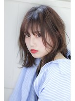 ヘアーズ ベリー 下白水店(hairs BERRY)&nbsp;BERRY/ミルクティーアッシュ/オーガニック/美髪/前髪