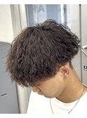 縦落ちツイストスパイラルパーマ