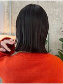 栄外ハネナチュラル大人可愛い韓国ボブ