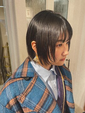 ハク メゾン(HaKU maison) インナーカラーボブデザインカラーコントラストカラーデザイン