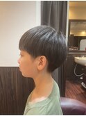 キッズカット　マッシュヘア　ナチュラルヘア
