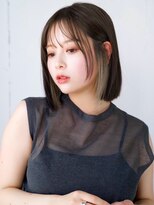 エインアンリー 明治神宮前(AIN.ANLY.)&nbsp;☆ぱっつん前髪薄めバング長めバング切りっぱなしボブミニボブ