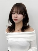 くびれレイヤー/顔まわりカット/レイヤーカット/小顔ヘア