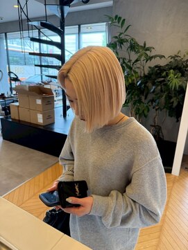 ラヴィズム 松崎店(LUVISM) 韓国/顔周りレイヤー/おくれ毛/ベージュ/ダブルカラー/東区/松崎