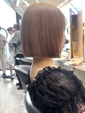 ロンド 表参道店(Lond) ケアブリーチ ダブルカラー ミルクティーベージュ