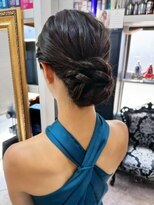 ラグズ 茅ヶ崎(LAGUZ)&nbsp;【ヘアセット】編み込みシニヨンスタイル