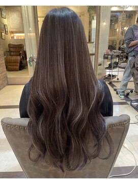 ロージアバイアルティナ(ROSIER by artina) ロング/ハイライト/グレージュ