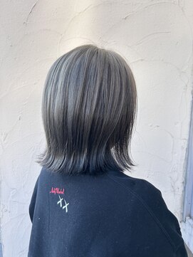 ルシードスタイルアイフラット(LUCIDO STYLE I-FLAT) アンブレラカラー/白髪ぼかし/40代/50代/グレージュ