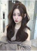 レイヤーカット小顔に見せるヘア/韓国ヘア/髪質改善/福岡/博多