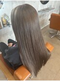 ブリーチあり　グレージュ