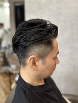 アンカー(ANCHOR) MEN’S/リバースセンターパート/ニュアンスパーマ/印西市