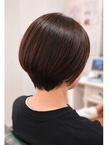 ヘアアトリエ ナイン 岡部店(hair atelier nine)&nbsp;イメチェン/ピンクベージュ/アンブレラカラー/前髪/福島市