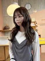 マルソー&nbsp;岡山ベージュカラー顔まわりレイヤーカット髪質改善カラー