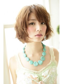 フェリシータ 服部店(felicita) エアリーカールのルーズな甘辛ウェービーフェミニン大人ボブ☆