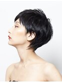【RISK 高橋勇太】黒髪でシルエットが完璧な束感ベリーショート