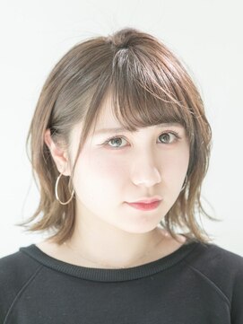 アフロディーテ 銀座(APHRODITE GINZA) 黒髪/グレーベージュ/レイヤーロング/前髪パーマ/銀座