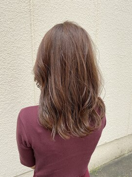 ロンドアベニール 北千住(Lond avenir) ふんわりミディアム　ナチュラルブラウン　西田大樹