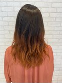 マッシュ/くびれヘア/ビタミンカラー/メルティカラー