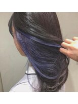 ヘアサロンガリカアオヤマ(hair salon Gallica aoyama)&nbsp;☆iria catalog☆  【ダークカラー×インナーパープル】
