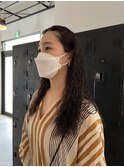 外国人風 curly perm