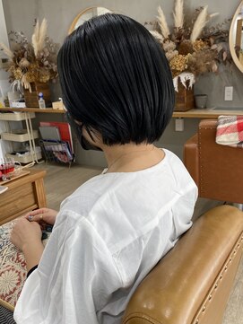 メアリー バイ メリー(marry by merry) 【立町メアリーバイメリー】☆ブルーブラック×ボブ☆