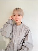 マッシュショート/ハイトーンショート/ケアブリーチ
