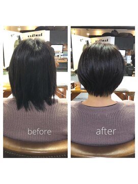 カミケン 方木田店(kamiken.) まとまるシンプル大人ショート上品ミニマム【カミケン方木田店】