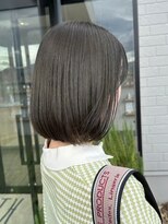 アース コアフュールボーテ 松本庄内店(EARTH coiffure beaute)&nbsp;オリーブベージュ_ボブヘア_くすみカラー