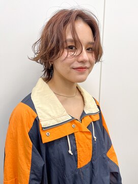 ガーランドギンザ(Garland Ginza) ハンサムショートウルフ外はねパーマ