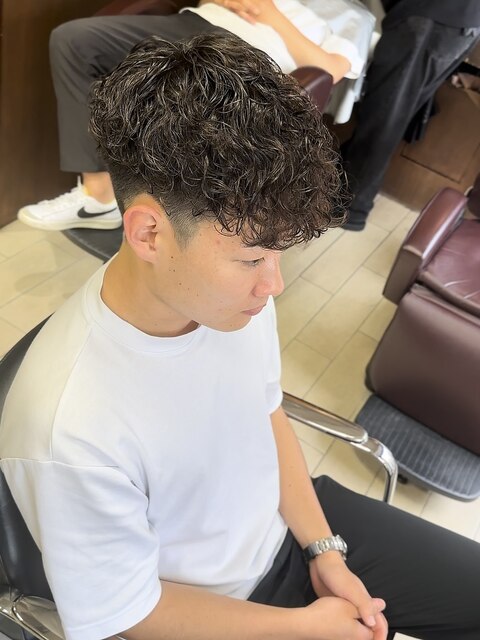 【HOMME HAIR 稲田】 ショートハーパー フェード スタイル