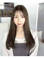 スリー(Three)&nbsp;【Three萩原/大分/miya】顔まわりの控えめレイヤースタイル