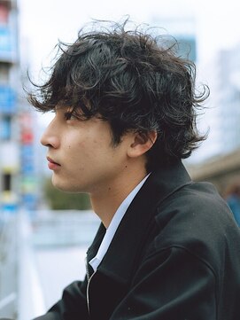 リノ 金山(Rino) カルマパーマ/ベリーショート/ダークアッシュ/ニュアンスパーマ