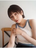 切りっぱなしボブ/顔周りレイヤー/前髪/原宿神宮前