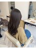 【平日限定】透明感カラー＋ヘッドスパ＋頭浸浴+リファインバスTr　￥13500