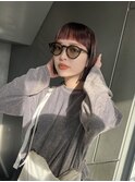 札幌ボブ　ぱつっと収まるオン眉ボブ