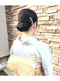 シニヨンヘア＊お呼ばれヘアセットヘアアレンジ＊30代まとめ髪