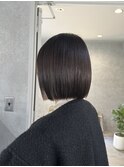 ボブグレージュ/アッシュグレー/切りっぱなし/プツッとボブ/船橋