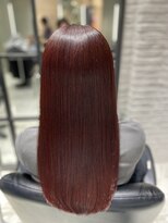 バレット 表参道(VALETTE)&nbsp;カーディナルレッドに高濃度ケラチン髪質改善