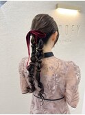 【卒業式】袴着付け/ヘアセット/袴ヘア/袴ヘアアレンジ/着物ヘア