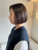 タヴィ(Tavi)&nbsp;前髪長めの丸みボブスタイル/ボブカット/丸みボブ/ボブスタイル