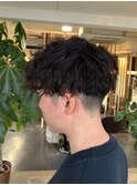 メンズ/ツイストスパイラルパーマ/ツーブロック