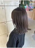 20代30代大人可愛い髪質改善カラーラベンダーグレージュ透明感