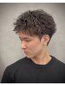 ピン/スパイキーパーマ+カット　￥11500 【向井指名不可】